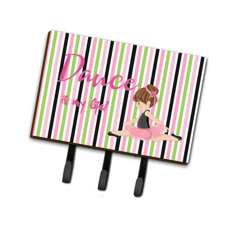 Carolines Treasures Ballet Dance is My Life Brunette Leash or Key Holder BB5393TH68